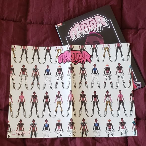 Motor Crush volume 1 B&N exclusive + bonus poster! TPB Image comic LGBTQ+ - Picture 6 of 7